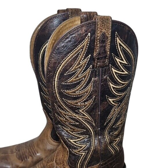 Ariat Slick Fork Western Cowboy Boots ATS Pro Size 8.5D Men\'s Leather Comfort main image 7